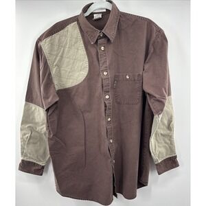 Columbia Sportswear Vintage Long Sleeve Button Down Shirt Hunt 90's  Heavy Large